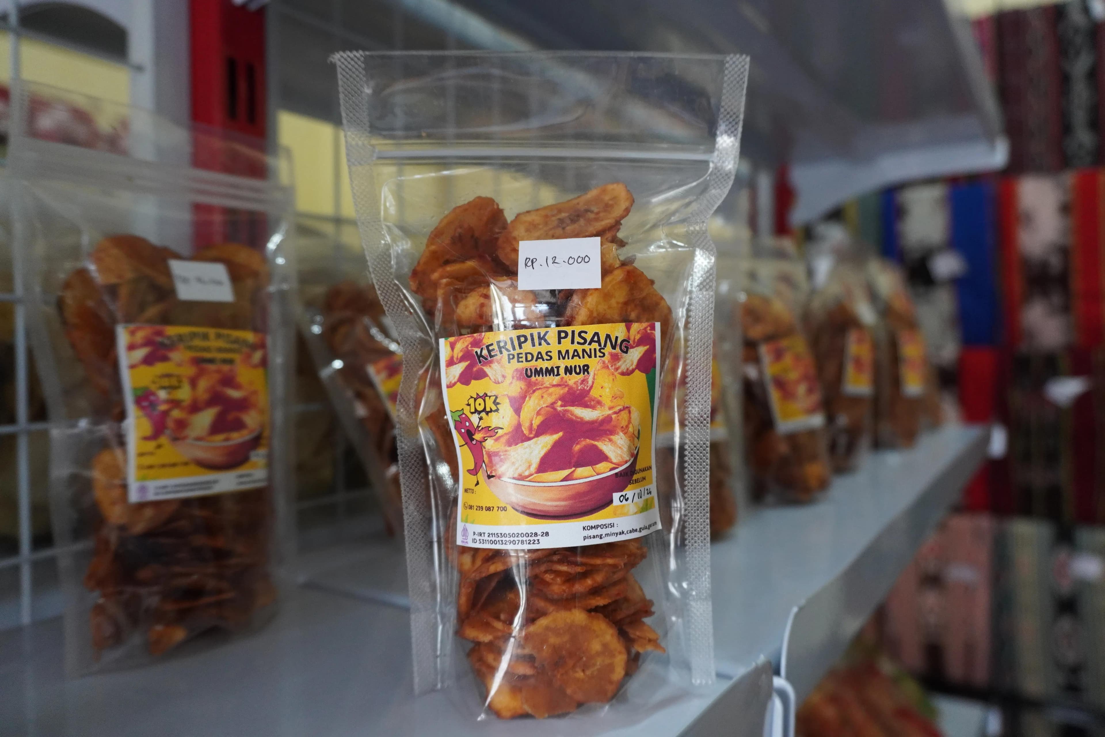 Keripik Pisang Pedas Manis